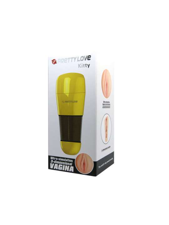 PRETTY LOVE - MASTURBADOR MASCULINO KITTY ULTRA SIMULACION VAGINA