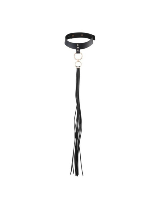 BIJOUX INDISCRETS - MAZE COLLAR CON FLECOS NEGRO