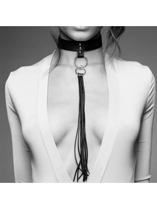 BIJOUX INDISCRETS - MAZE COLLAR CON FLECOS NEGRO