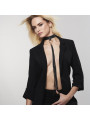 BIJOUX INDISCRETS - MAZE COLLAR CON FLECOS NEGRO