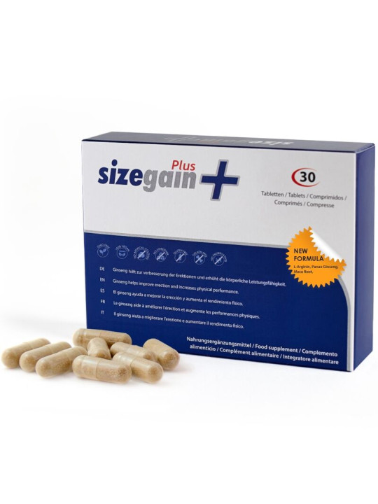 SizeGain Plus: complemento alimenticio para el pene