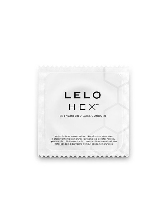 LELO - HEX PRESERVATIVO CAJA 3 UDS