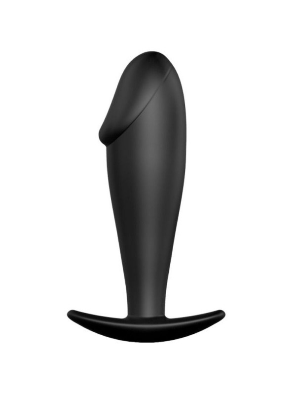 PRETTY LOVE - PLUG ANAL SILICONA FORMA PENE NEGRO