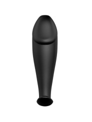 PRETTY LOVE - PLUG ANAL SILICONA FORMA PENE NEGRO