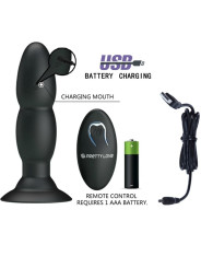 PRETTY LOVE - PLUG VIBRADOR Y ROTACIÓN POR CONTROL REMOTO
