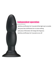 PRETTY LOVE - PLUG VIBRADOR Y ROTACIÓN POR CONTROL REMOTO
