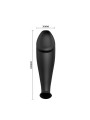 PRETTY LOVE - PLUG ANAL SILICONA FORMA PENE Y 12 MODOS VIBRACIÓN NEGRO