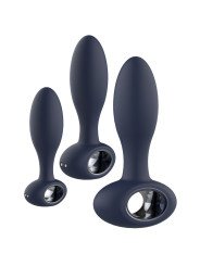Plug Anal Dream Toys STARTROOPERS Azul 3 Piezas