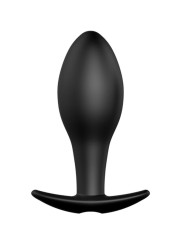 PRETTY LOVE - PLUG ANAL SILICONA FORMA ANCLA 12 MODOS VIBRACIÓN NEGRO