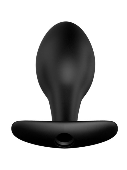 PRETTY LOVE - PLUG ANAL SILICONA FORMA ANCLA 12 MODOS VIBRACIÓN NEGRO