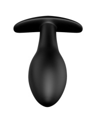 PRETTY LOVE - PLUG ANAL SILICONA FORMA ANCLA 12 MODOS VIBRACIÓN NEGRO