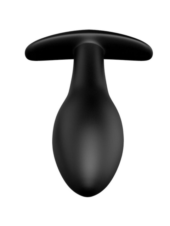 PRETTY LOVE - PLUG ANAL SILICONA FORMA ANCLA 12 MODOS VIBRACIÓN NEGRO