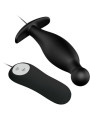 PRETTY LOVE - PLUG ANAL SILICONA 12 MODOS VIBRACIÓN NEGRO