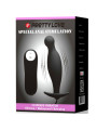 PRETTY LOVE - PLUG ANAL SILICONA 12 MODOS VIBRACIÓN NEGRO