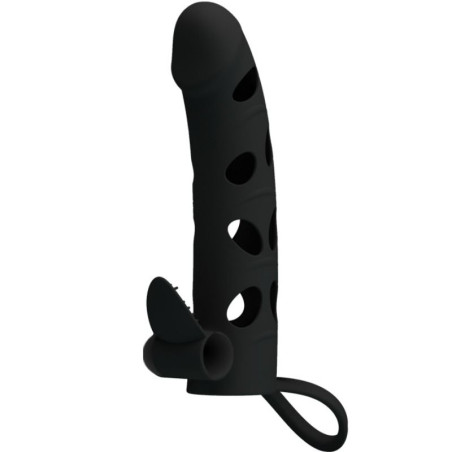 PRETTY LOVE - FUNDA SILICONA CON VIBRACIÓN 15.2 CM