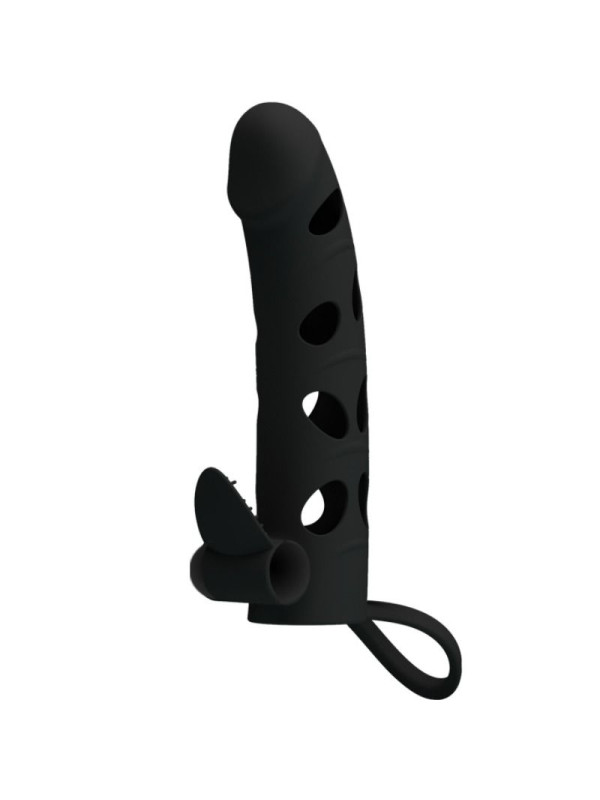 PRETTY LOVE - FUNDA SILICONA CON VIBRACIÓN 15.2 CM