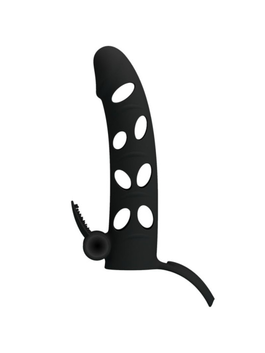 PRETTY LOVE - FUNDA SILICONA CON VIBRACIÓN 15.2 CM