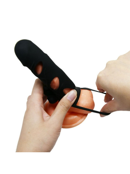 PRETTY LOVE - FUNDA SILICONA CON VIBRACIÓN 14 CM 1.0