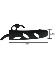 PRETTY LOVE - FUNDA SILICONA CON VIBRACIÓN 14 CM 1.0