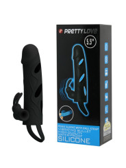 PRETTY LOVE - FUNDA SILICONA CON VIBRACIÓN 14 CM 1.0