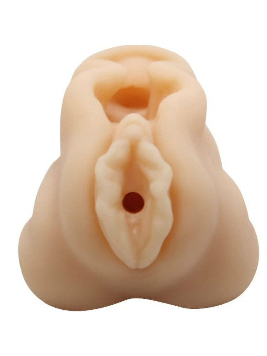 BAILE - MINI MASTURBADOR MASCULINO DISEÑO LABIOS VAGINA