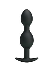 PRETTY LOVE - BOLAS ANALES SILICONA 12.5 CM NEGRO