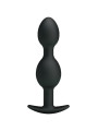 PRETTY LOVE - BOLAS ANALES SILICONA 12.5 CM NEGRO