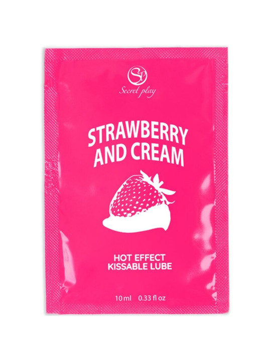 SECRETPLAY - MONODOSIS LUBRICANTE FRESAS & NATA 10 ML