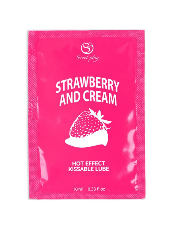 SECRETPLAY - MONODOSIS LUBRICANTE FRESAS & NATA 10 ML