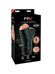 PDX ELITE - MASTURBADOR MASCULINO DOBLE BOCA Y VAGINA