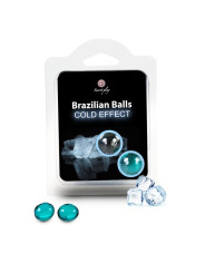 SECRETPLAY - BRAZILIAN BALLS EFECTO FRIO 2 UNIDADES