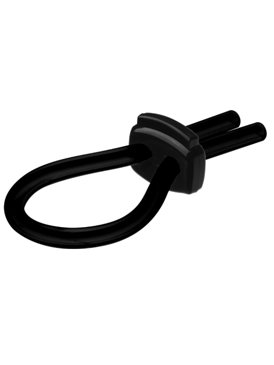 JOYDIVISION POTENZDUO - ANILLO SILICONA PARA PENE NEGRO - M