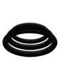 JOYDIVISION POTENZDUO - PLUS PACK 3 ANILLOS PARA PENE NEGRO - S, M, L