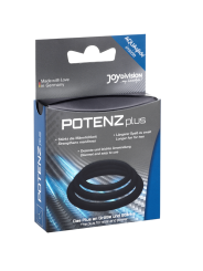 JOYDIVISION POTENZDUO - PLUS PACK 3 ANILLOS PARA PENE NEGRO - S, M, L
