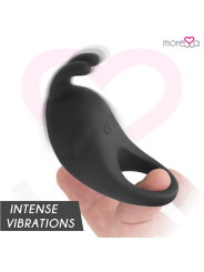 MORESSA - BRAD PREMIUM SILICONE RECARGABLE NEGRO