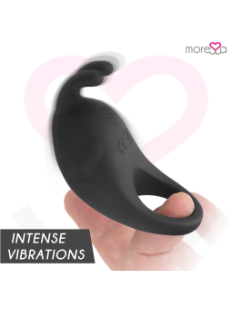MORESSA - BRAD PREMIUM SILICONE RECARGABLE NEGRO