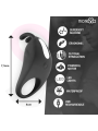 MORESSA - BRAD PREMIUM SILICONE RECARGABLE NEGRO