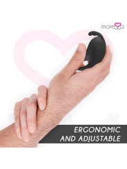 MORESSA - BRAD PREMIUM SILICONE RECARGABLE NEGRO