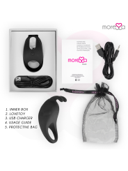 MORESSA - BRAD PREMIUM SILICONE RECARGABLE NEGRO