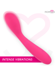 MORESSA - DRUSO MASAJEADOR DUO PUNTO G Y SUERO PELVICO PREMIUM SILICONE RECARGABLE