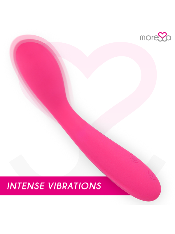 MORESSA - DRUSO MASAJEADOR DUO PUNTO G Y SUERO PELVICO PREMIUM SILICONE RECARGABLE