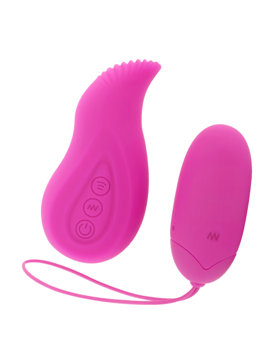 MORESSA - EDGAR SET DUO HUEVO REMOTO Y MANDO CON VIBRACIÓN INCORPORADA PREMIUM SILICONE CONTROL REMOTO