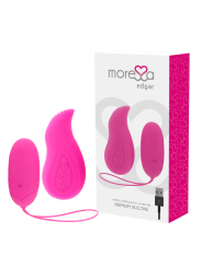 MORESSA - EDGAR SET DUO HUEVO REMOTO Y MANDO CON VIBRACIÓN INCORPORADA PREMIUM SILICONE CONTROL REMOTO