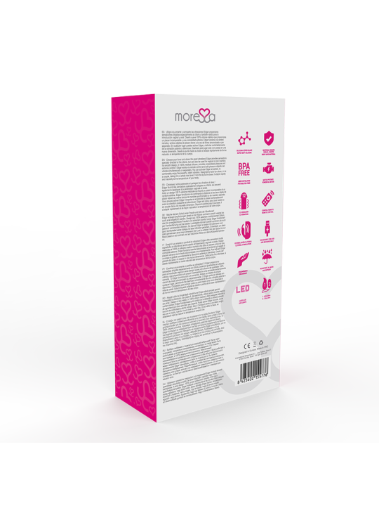 MORESSA - EDGAR SET DUO HUEVO REMOTO Y MANDO CON VIBRACIÓN INCORPORADA PREMIUM SILICONE CONTROL REMOTO