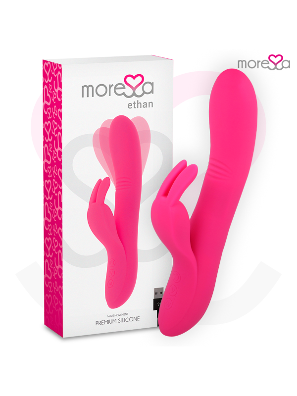 MORESSA - ETHAN EFECTO WAVE MAS POTENTE VIBRACIÓN PREMIUM SILICONE RECARGABLE