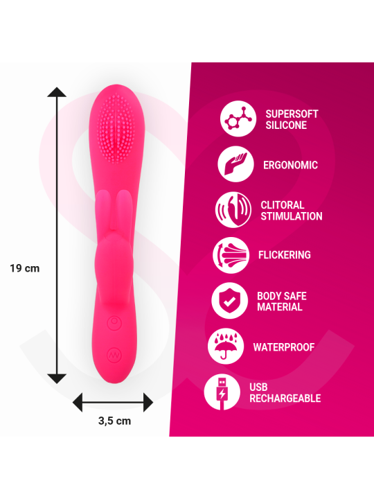 MORESSA - GINO TICKLING VAGINAL PREMIUM SILICONE RECARGABLE