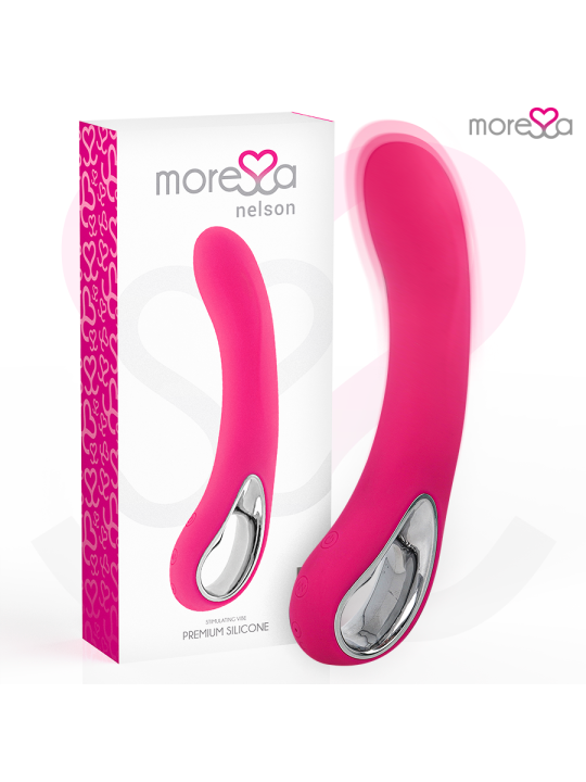 MORESSA - NELSON MASAJEADOR PUNTO G PREMIUM SILICONE RECARGABLE