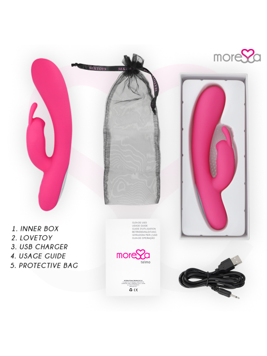 MORESSA - TELMO TICKLING CLITORIAL PREMIUM SILICONE RECARGABLE