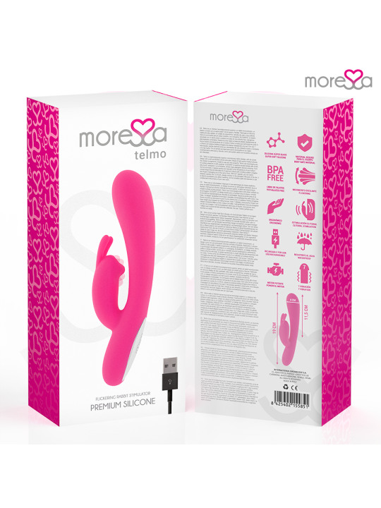MORESSA - TELMO TICKLING CLITORIAL PREMIUM SILICONE RECARGABLE