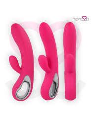 MORESSA - TROY MASAJEADOR PUNTO G Y CLITORIS PREMIUM SILICONE RECARGABLE